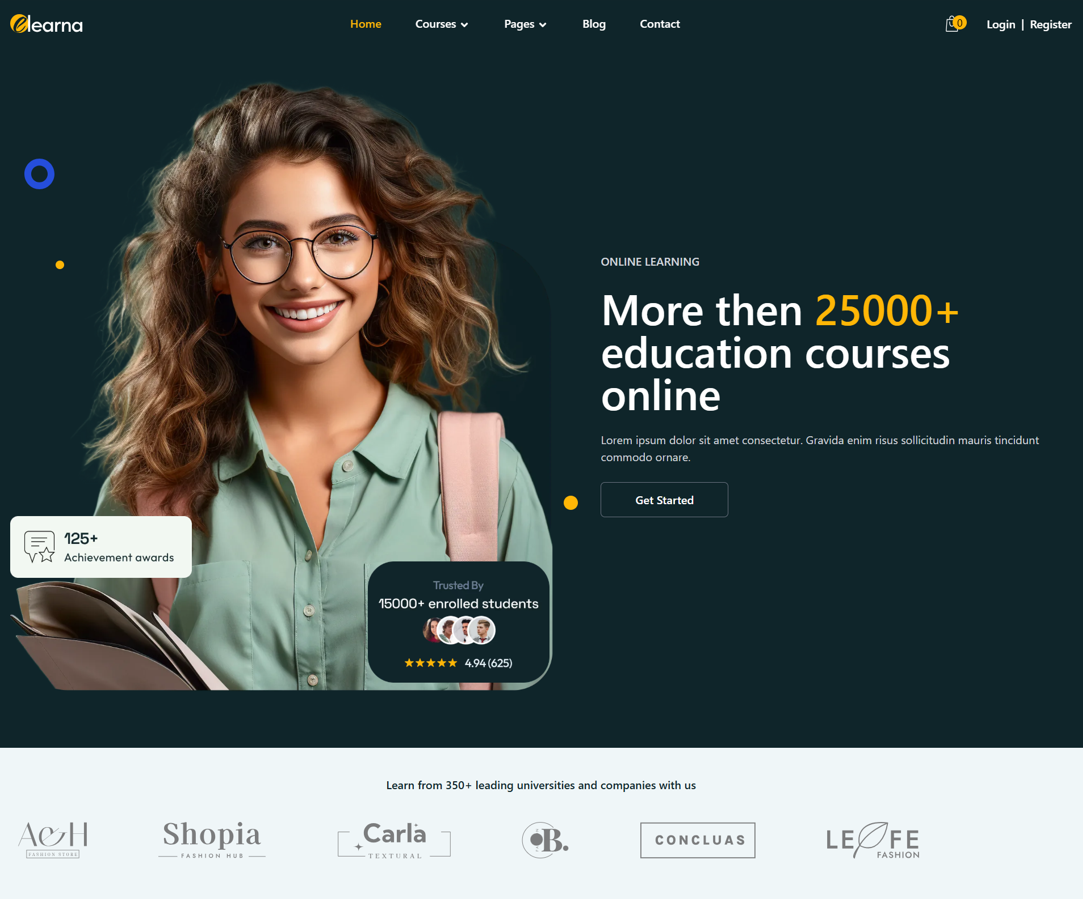 Elearna – Frontend